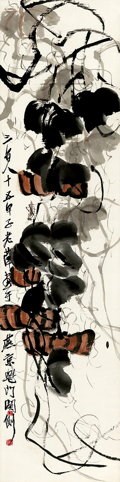 近代画.齐白石_金瓜_纸本_3735.14894