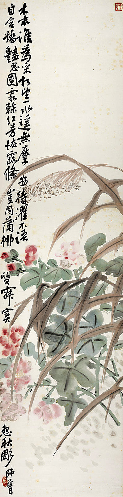 近代画.陈师曾_怨秋凋_5386.21732