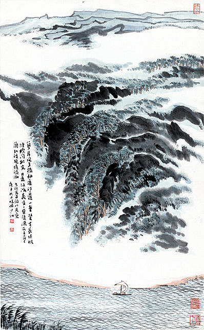 近代画.蓼岸风帆_7100.11438