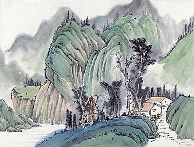 近代画.现代山水册页_89_6224.4719