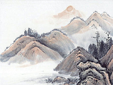 近代画.现代山水册页_1_4567.3419