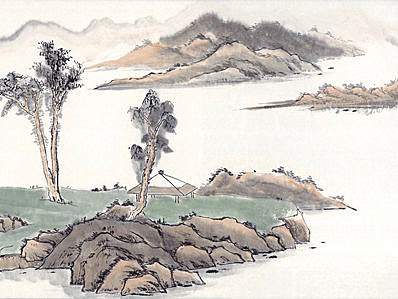 近代画.现代山水册页_15_6192.4652