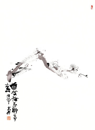 近代画.折枝梅花_10000.13696