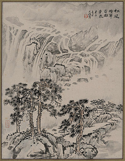 近代画.宋文治_山水松风图_4856.6249