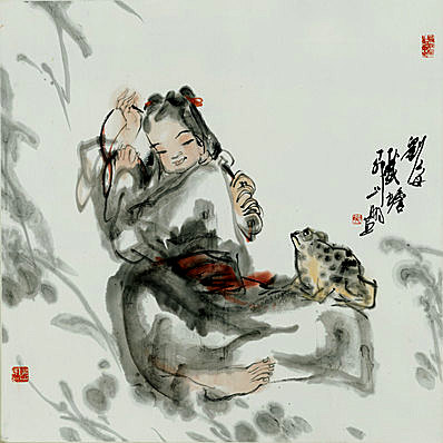 近代画.吴山明代画.写意人_8091.8087