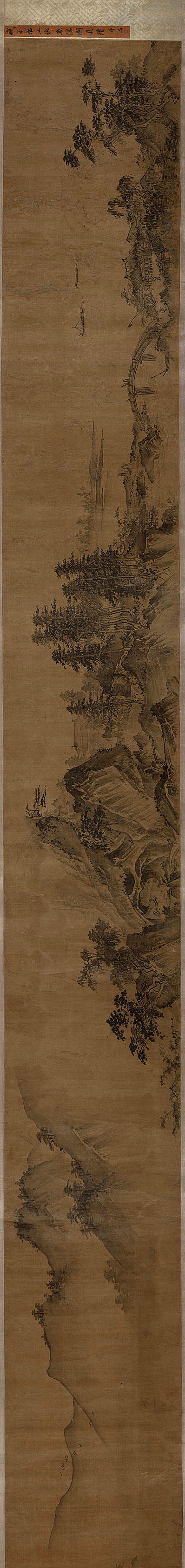 近代画.元代画.盛子昭_江乡渔隐_25651.3034