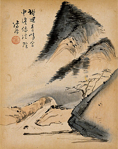 清代画.溥儒_四时山水图册_开_广博_4_3243.4090