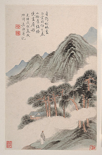 清代画.杜湘_山水册页_111_3000.4575