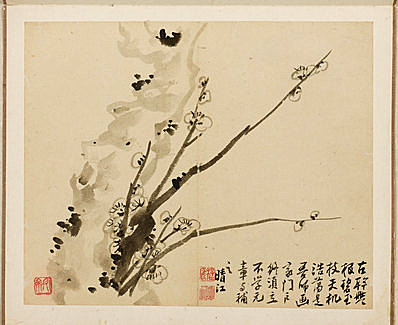 清代画.李方膺_梅花_册页_4266.3487