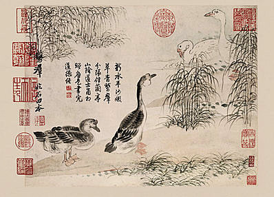 清代画.恽寿平_山水册北京故宫_恽寿平山水_12_4893.3522