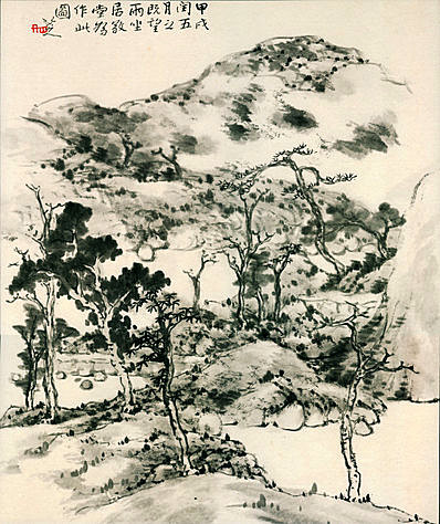 清代画.八大山人_花鸟册_2_4120.4910