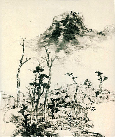 清代画.八大山人_花鸟册_1_4120.4925