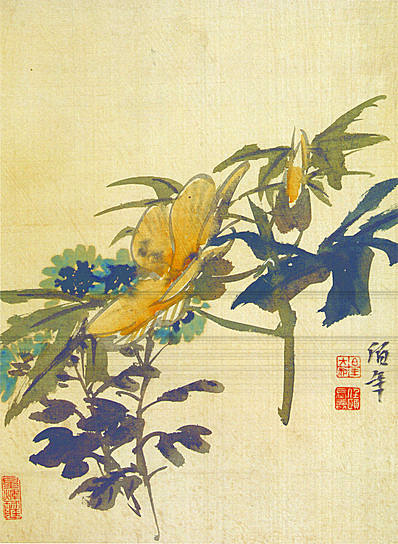 清代画.任伯年_花鸟图册_任伯年_册页_2_4724.6461