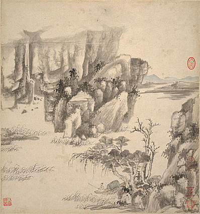 明清代画.王鉴_湘碧居士仿古册_2_3510.3744