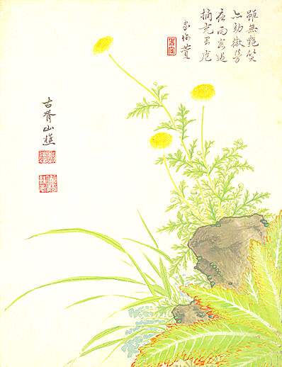 明代画.项圣谟_花卉十开_纸本_3_825.1074