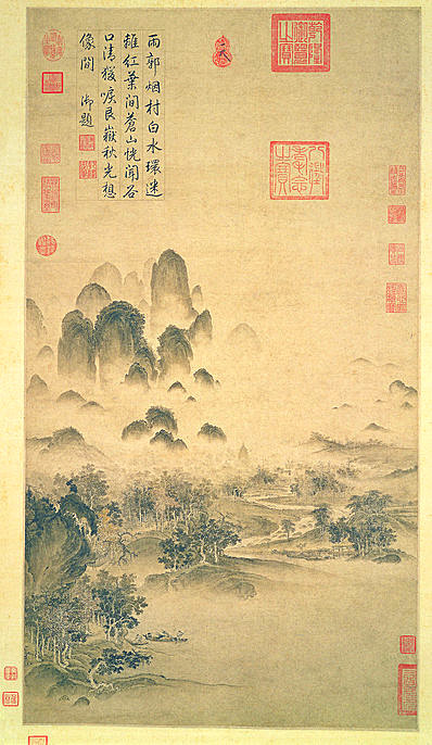 宋代画.赵佶_溪山秋色图轴_5569.9600