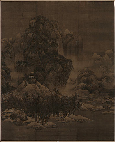 宋代画.范宽_雪景寒林图_旧_14173.17511_450dpi