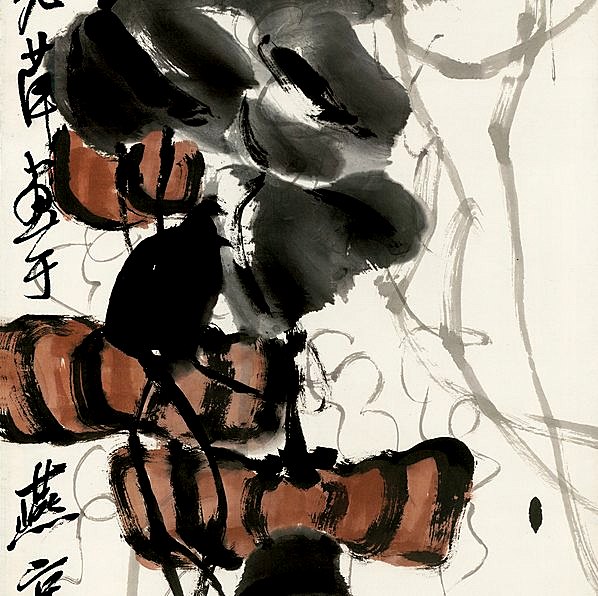 近代画.齐白石_金瓜_纸本_3735.14894