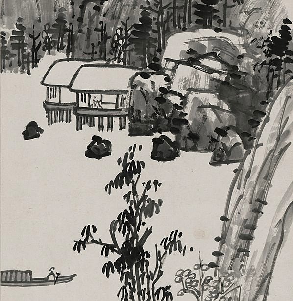 近代画.陈师曾_水墨山水图轴_3850.15819