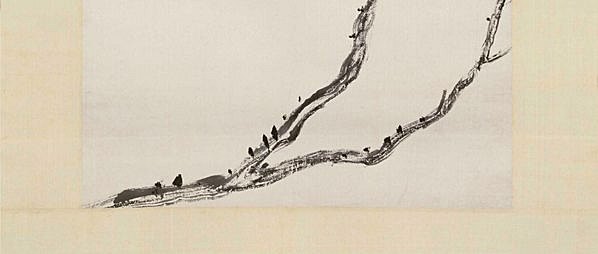 近代画.陈师曾_梨花图轴_北京故_3083.5223