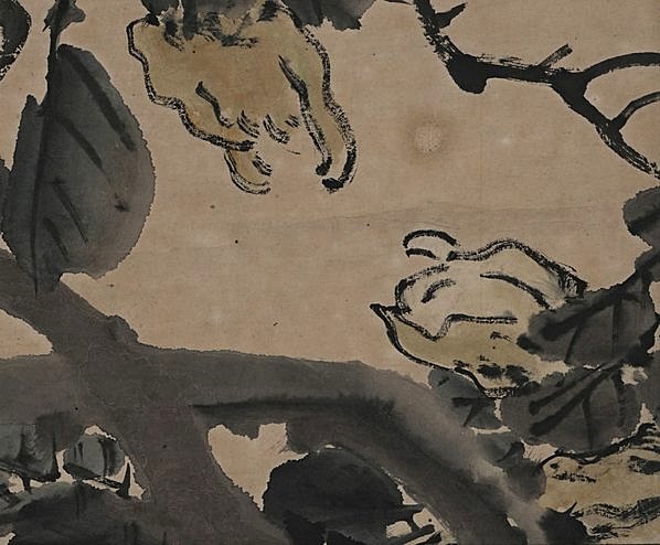 近代画.谢公展_佛手回春图轴_6022.4980