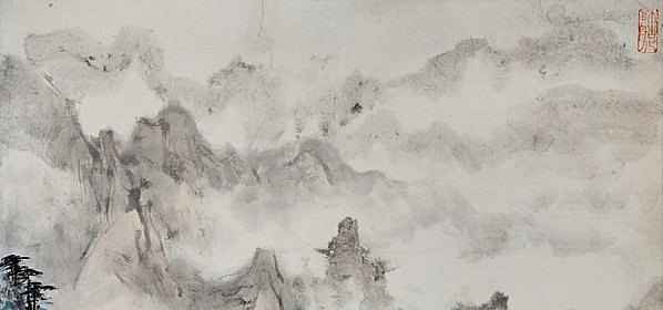 近代画.董寿平黄山山_6404.12003