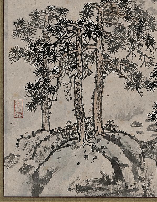 近代画.宋文治_山水松风图_4856.6249