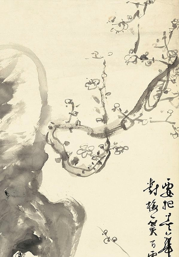 近代画.刘知白_画梅_修霉_10865.15563