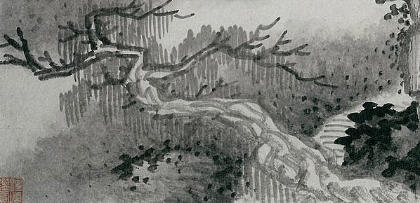 清代画.龚贤_山水八景_2_6405.3100