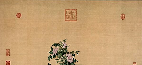 清_郎世宁_花阴双鹤_绢本_9172.16787