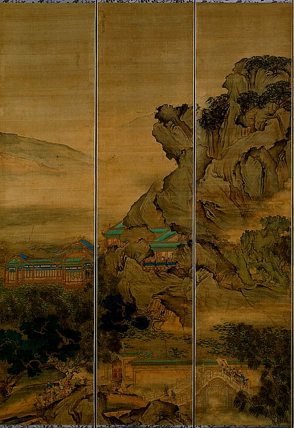 清代画.袁江_蓬莱仙境图屏全卷_16486.6000