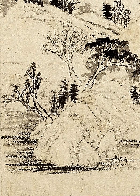 清代画.石涛_山水册八帧_清代画.石涛_山水册八帧_4_2919.4077