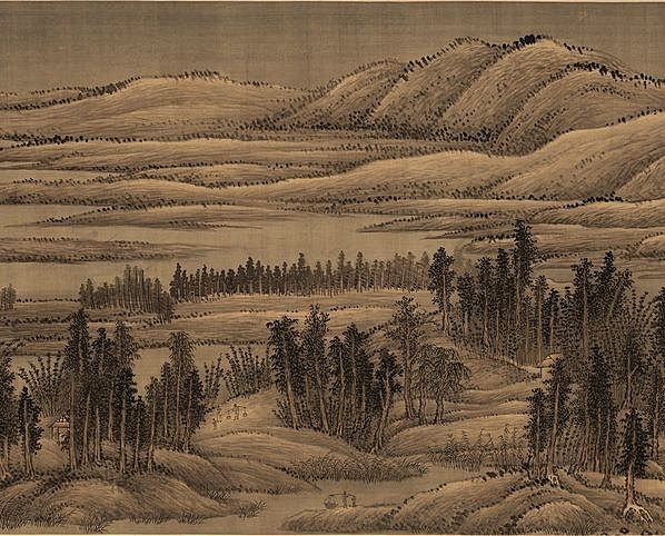 清代画.王翚_夏景山口待渡图_绢本_2_19134.5904