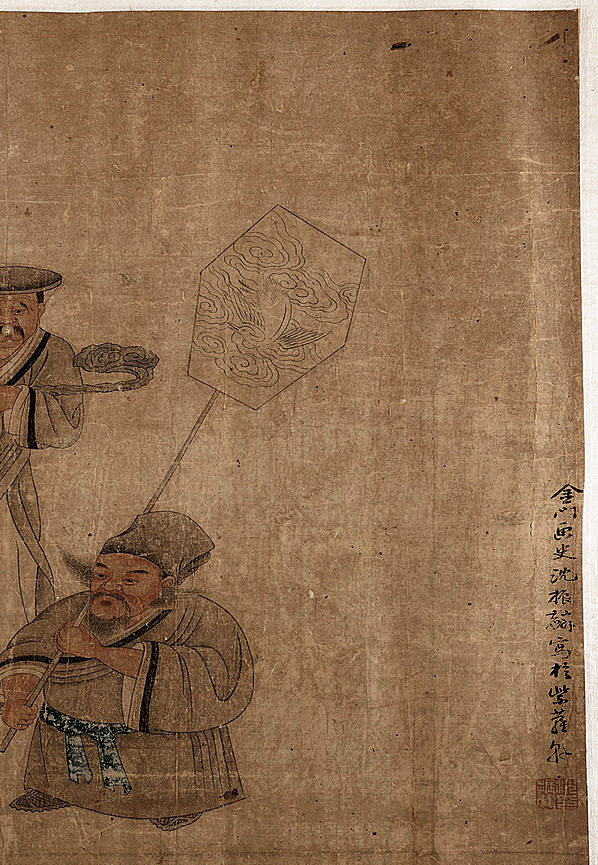 清代画.沈振麟_洪崖仙图卷纸本_15913.5433