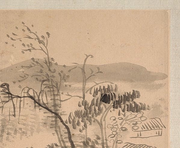 清代画.汪士慎_花卉山水图册页_八开_2_4100.3368