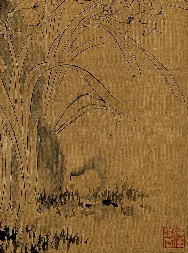 清代画.恽寿平_花鸟草虫图八_11_3200.4315