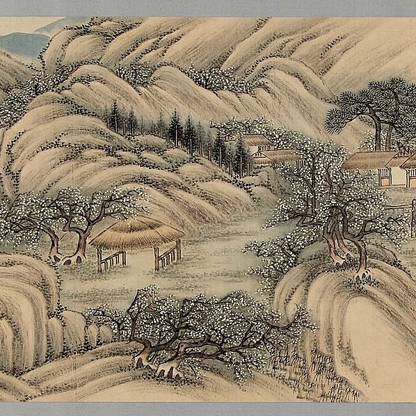 清代画.励宗万_探雪图卷_29424.3189