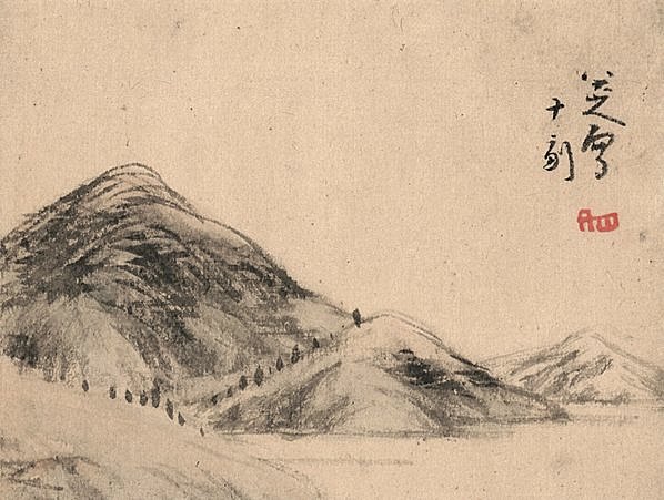 清代画.八大山人_天光云景图册_7_5638.4252