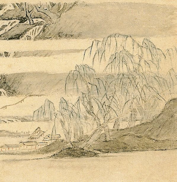 清代画.傅山_傅眉山水花卉册_12_3616.3720