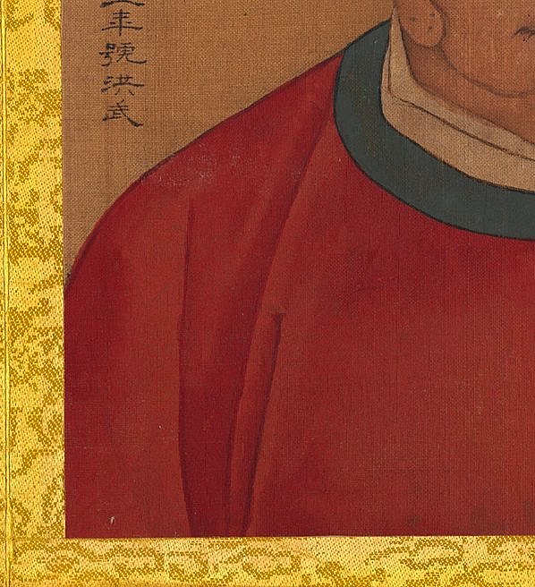 清代画_传姚文翰_历代帝王像_明太祖_3300.3620