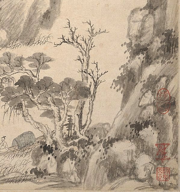 明清代画.王鉴_湘碧居士仿古册_2_3510.3744