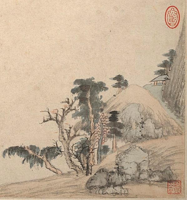 明清代画.王鉴_湘碧居士仿古册_111_3510.3749