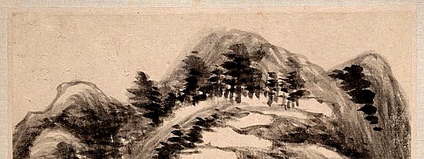 明代画.董其昌_山水册页开_5_3471.5200