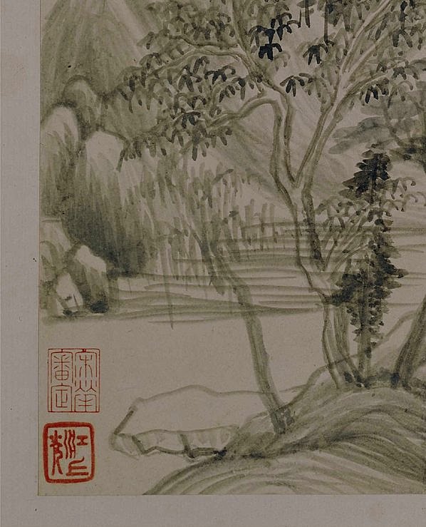 明代画.董其昌_山水册张_4_4220.5213