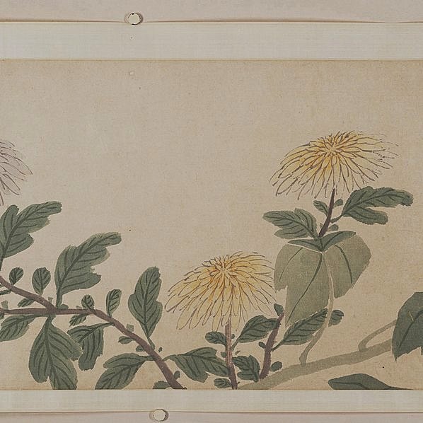 明代画.沈周_四季花卉卷纸本_64537.3248