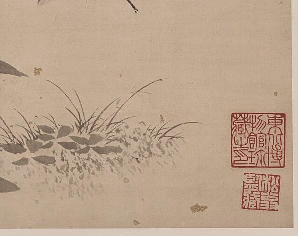 明代画.杜大成_花蝶草虫纸本_1_5016.3984