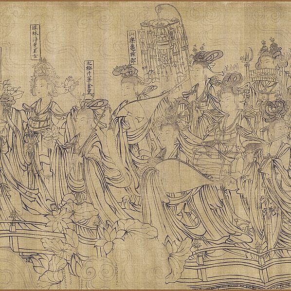 宋代画.武宗元代画.朝元仙仗图_一版_绢_73834.5232