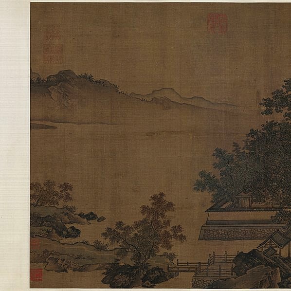 宋代画.刘松年_四景山水图_全卷_绢_81291.7588