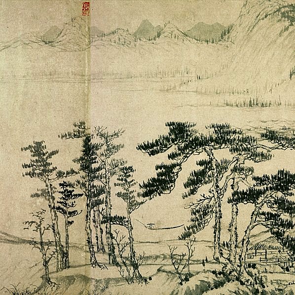 元代画.黄公望_富春山居图_无用师卷二玄社画心_80426.3898