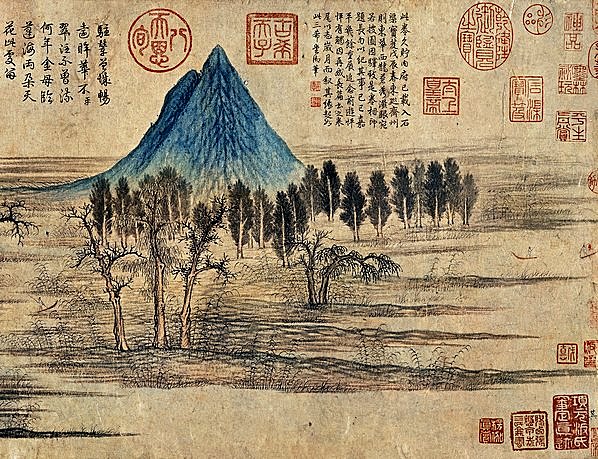 元代画.赵孟兆页_鹊华秋_13980.4233_378dpi